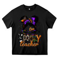 Black one spooky teacher Heavy Core Tee - SublimationCraftShop