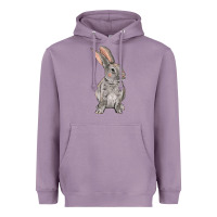 Lavender Easter bunny Heavyweight Hoodie - NancyCooperArtShop