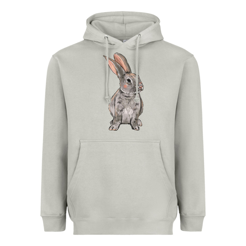 Easter Bunny Heavyweight Hoodie by NancyCooperArtShop | Teevron