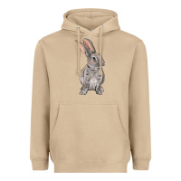 Mushroom Easter bunny Heavyweight Hoodie - NancyCooperArtShop