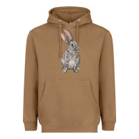 Toasted Coconut Easter bunny Heavyweight Hoodie - NancyCooperArtShop