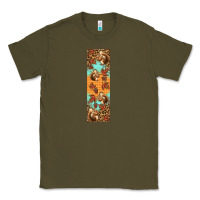 Army Green autumn squirrel Classic Tee - BundleAndBundleShop