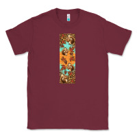 Burgundy autumn squirrel Classic Tee - BundleAndBundleShop