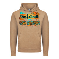Vintage Coffee basketball grandma with leopard Vintage Hoodie - Zillion Design Studio