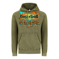 Vintage Olive basketball grandma with leopard Vintage Hoodie - Zillion Design Studio