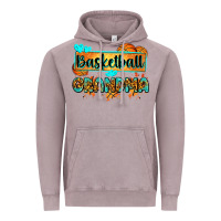 Vintage Zinc basketball grandma with leopard Vintage Hoodie - Zillion Design Studio