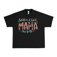Black glitter and dirt mama of both Urban Heavy Tee - RacoonDesign