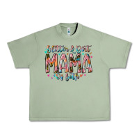 Oil Green glitter and dirt mama of both Urban Heavy Tee - RacoonDesign