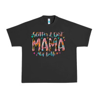 Pigment Black glitter and dirt mama of both Urban Heavy Tee - RacoonDesign
