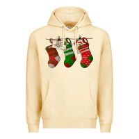 Pina Colada Christmas Socks With Santa Letter Premium Hoodie - LillyAllenDesigns