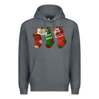 Rock Christmas Socks With Santa Letter Premium Hoodie - LillyAllenDesigns