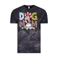 Cloud Black Easter Dog Mom Easter Day Vintage Tee - Neo Western