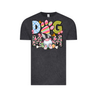 Vintage Black Easter Dog Mom Easter Day Vintage Tee - Neo Western