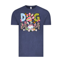 Vintage Denim Easter Dog Mom Easter Day Vintage Tee - Neo Western