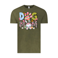 Vintage Olive Easter Dog Mom Easter Day Vintage Tee - Neo Western