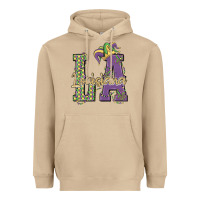 Mushroom louisiana mardi gras Heavyweight Hoodie - MaliasSmallBusiness