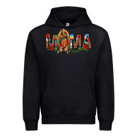 Black Our Lady of Guadalupe Mama Urban Hoodie - texasbilliewilder
