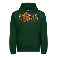 Forest Green Our Lady of Guadalupe Mama Urban Hoodie - texasbilliewilder
