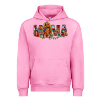 Fuchsia Pink Our Lady of Guadalupe Mama Urban Hoodie - texasbilliewilder