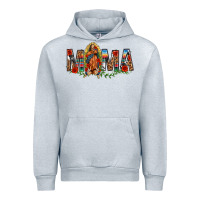 Heather Grey Our Lady of Guadalupe Mama Urban Hoodie - texasbilliewilder