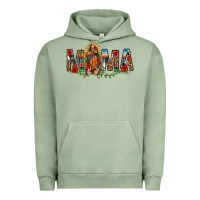 Pigment Oil Green Our Lady of Guadalupe Mama Urban Hoodie - texasbilliewilder