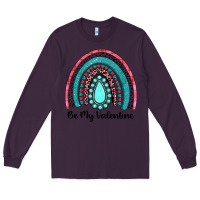 Plum be my valentine gemstone rainbow Long Sleeve Tee - JahusDesignShop