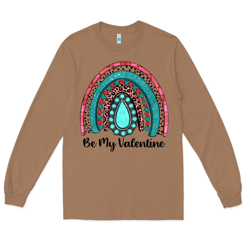 Be My Valentine Gemstone Rainbow Long Sleeve Tee by JahusDesignShop | Teevron