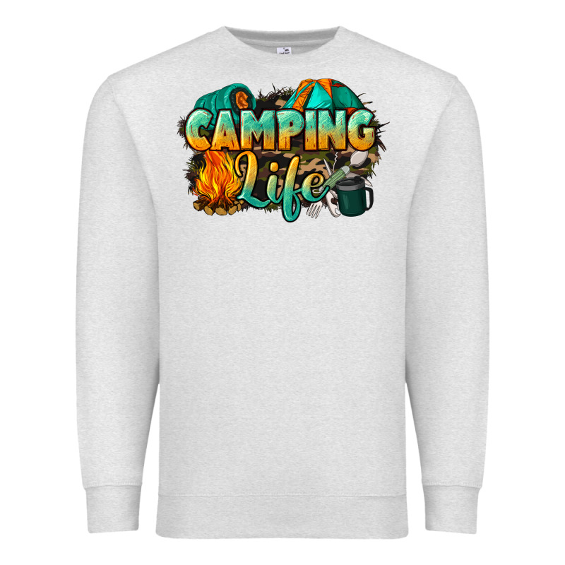 Camping Life Premium Sweatshirt by NancyCooperArtShop | Teevron