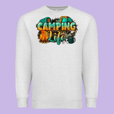 Camping Life Premium Sweatshirt Designed By Nancycooperartshop