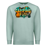 Seafoam camping life Premium Sweatshirt - NancyCooperArtShop