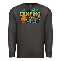 Smoke camping life Premium Sweatshirt - NancyCooperArtShop