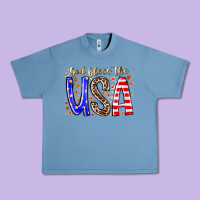 God Bless The Usa Urban Heavy Tee Designed By Racoondesign