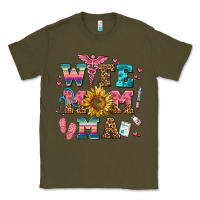 Army Green wife mom ma Classic Tee - AdoDesignShop