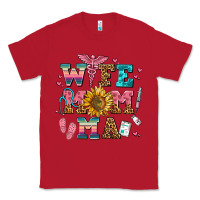 Red wife mom ma Classic Tee - AdoDesignShop