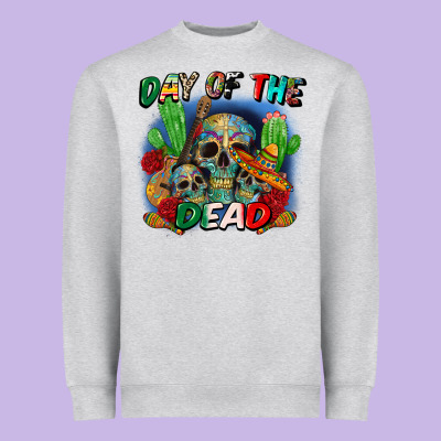 Day Of The Dead Heavyweight Sweatshirt Designed By Cts Tumbler Store
