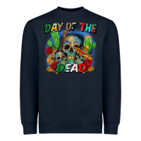 Navy day of the dead Heavyweight Sweatshirt - CTS Tumbler Store