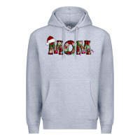 Heather Grey christmas mom Premium Hoodie - AdoDesignShop
