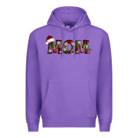 Purple christmas mom Premium Hoodie - AdoDesignShop