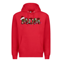 Red christmas mom Premium Hoodie - AdoDesignShop