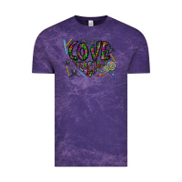Cloud Purple i love teaching Vintage Tee - CowhideDigitalArt