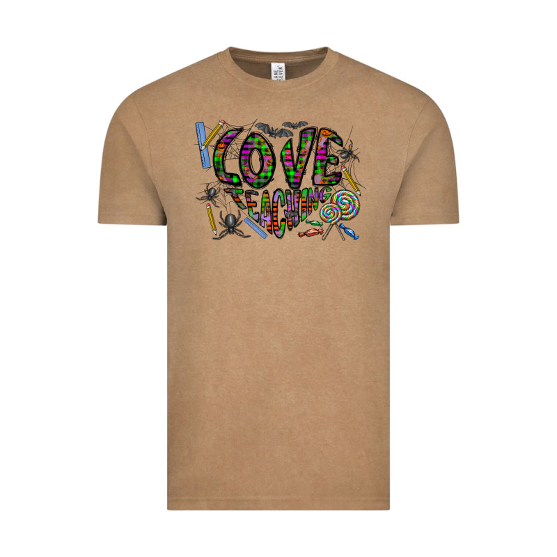 I Love Teaching Vintage Tee by CowhideDigitalArt | Teevron