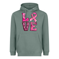 Sage Breast Cancer love Heavyweight Hoodie - NancyCooperArtShop