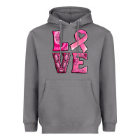 Breast Cancer Love Heavyweight Hoodie | Teevron