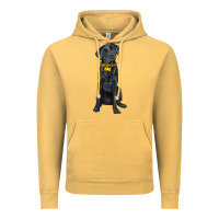 Vintage Mustard labrador retriever with overflow Vintage Hoodie - texasbilliewilder