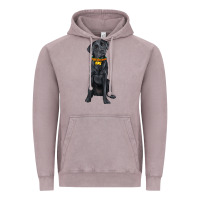 Vintage Zinc labrador retriever with overflow Vintage Hoodie - texasbilliewilder