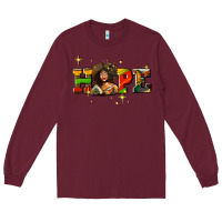 Burgundy hope juneteenth Long Sleeve Tee - AdoDesignShop