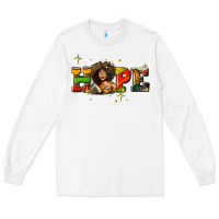 White hope juneteenth Long Sleeve Tee - AdoDesignShop