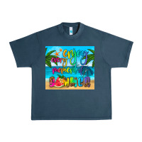 Midnight Navy enjoy every moment of summer Urban Heavy Tee - HRA Design Shop