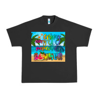 Pigment Black enjoy every moment of summer Urban Heavy Tee - HRA Design Shop