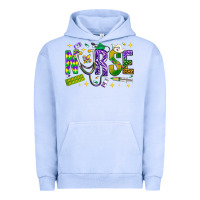 Pigment Grape Ice Mardi Gras Nurse Urban Hoodie - NancyCooperArtShop